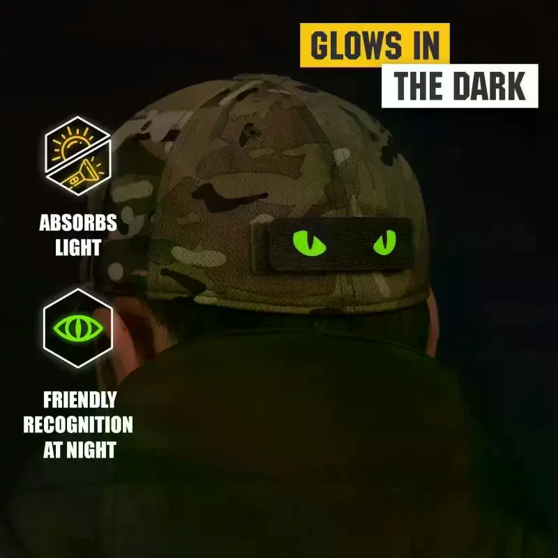 Embroidered Cat Eyes Patches for Military Morale Tactical Biker Gear Decorative Accessory
Embroidered Cat Eyes Patches for Military Morale Tactical Biker Gear Decorative Accessory