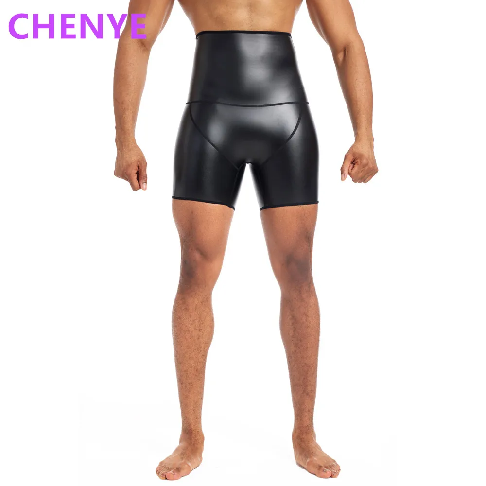 Men New Fashion Fitness Slim Stretch Leather Pants Body Shapers Waist Trainer High Waist Abdomen Compression Leather Shorts
Men New Fashion Fitness Slim Stretch Leather Pants Body Shapers Waist Trainer High Waist Abdomen Compression Leather Shorts