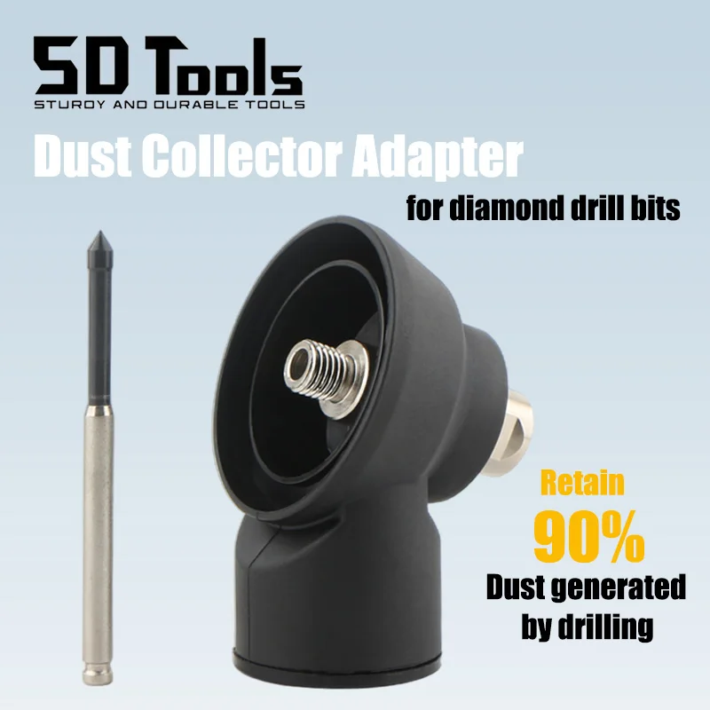 Dry Dust Collector Adapter For M16 Thread Diamond Core Drill Bits Hole Saw 68mm-82mm Dry Drilling Dust Extraction Hood M22/M16
Dry Dust Collector Adapter For M16 Thread Diamond Core Drill Bits Hole Saw 68mm-82mm Dry Drilling Dust Extraction Hood M22/M16