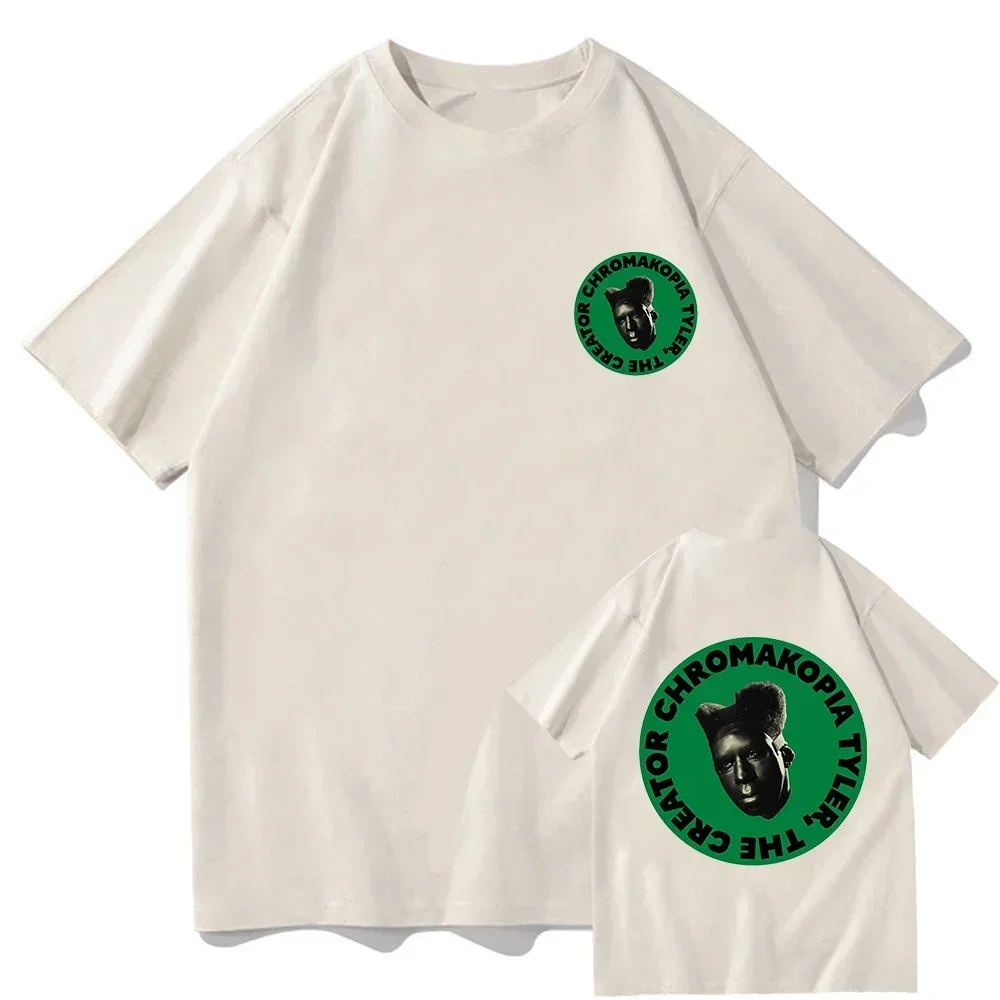 Tyler The Creator Chromakopia New Album T Shirt Men Clothing Vintage Harajuku T-Shirt Unisex High Quality Hip Hop Cotton Clothes
Tyler The Creator Chromakopia New Album T Shirt Men Clothing Vintage Harajuku T-Shirt Unisex High Quality Hip Hop Cotton Clothes