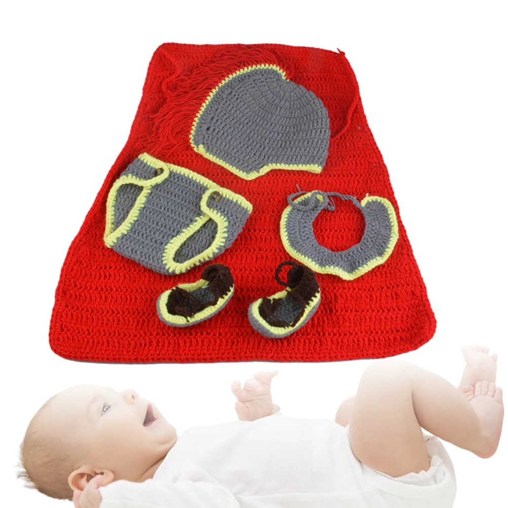 4Pcs Newborn Baby Photography Costume Knitted Unisex Hat Pant Shoes Outfit Exquisite Delicate Design Infant Photo Prop Perfect
4Pcs Newborn Baby Photography Costume Knitted Unisex Hat Pant Shoes Outfit Exquisite Delicate Design Infant Photo Prop Perfect