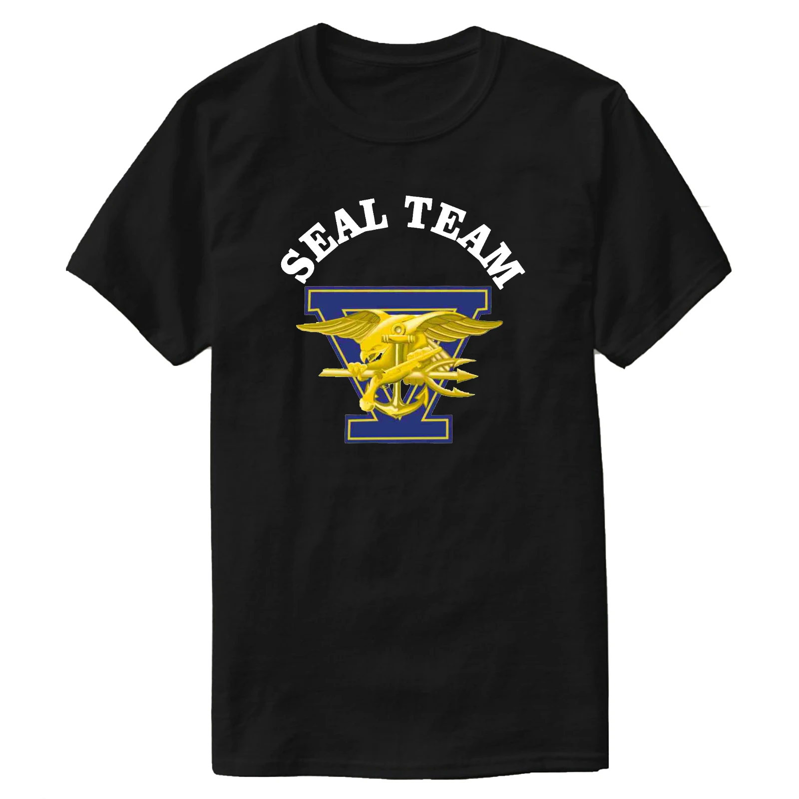 Naval Seals DEVGRU Seal Team Six Emblem T-Shirt 100% Cotton O-Neck Short Sleeve Summer Casual Mens T-shirt Streetwear
Naval Seals DEVGRU Seal Team Six Emblem T-Shirt 100% Cotton O-Neck Short Sleeve Summer Casual Mens T-shirt Streetwear