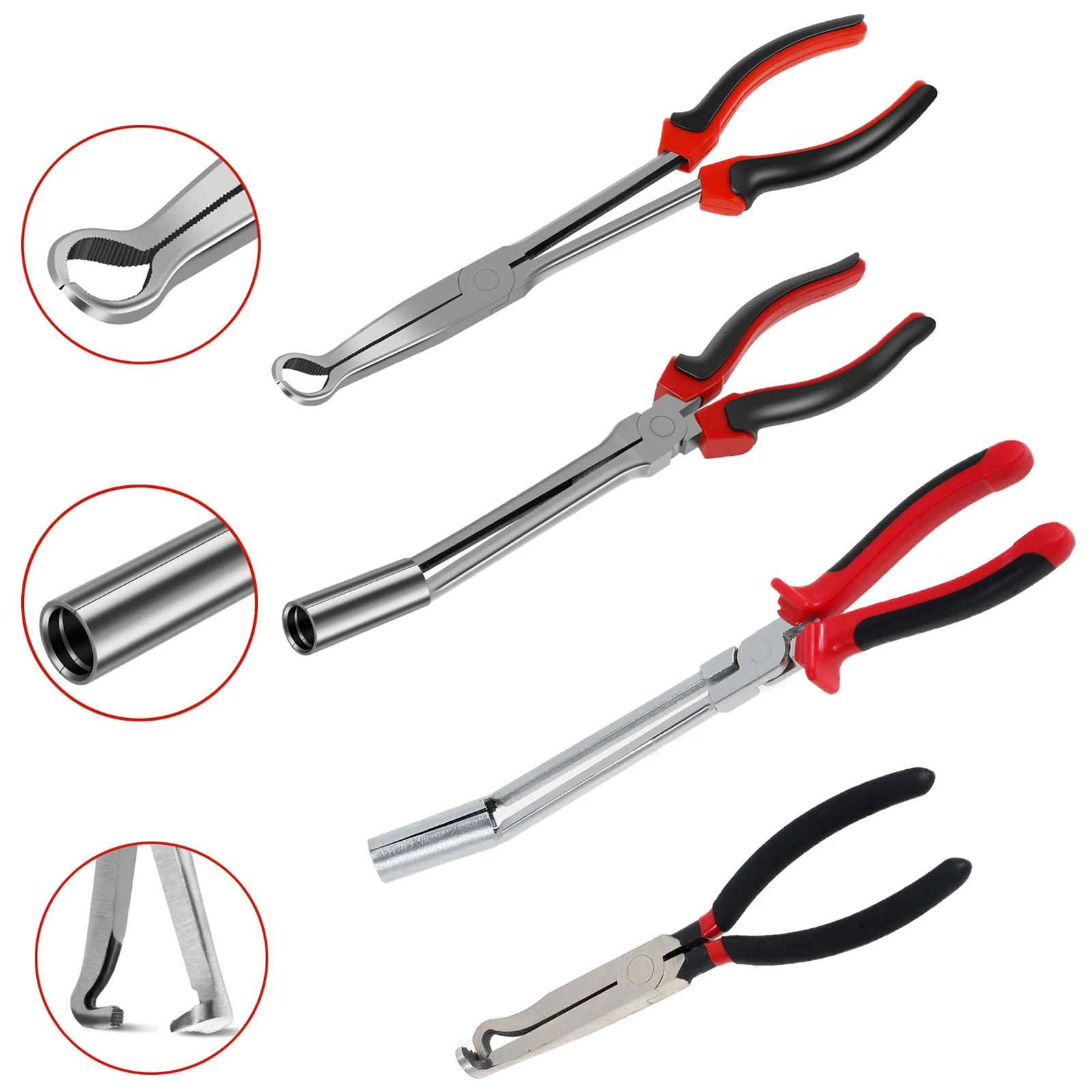 2 шт., плоскогубцы для снятия провода свечей зажигания, электрический разъем, плоскогубцы, втулка/O-типа, съемник свечей зажигания, инструменты для ремонта автомобиля
2 шт., плоскогубцы для снятия провода свечей зажигания, электрический разъем, плоскогубцы, втулка/O-типа, съемник свечей зажигания, инструменты для ремонта автомобиля