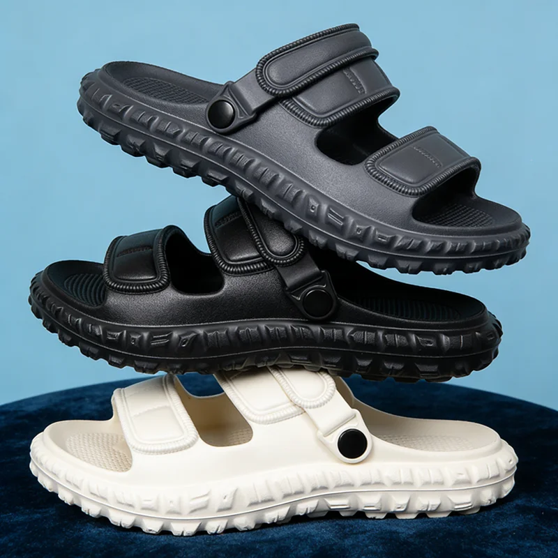 2026 Summer New Men's Outdoor Casual Slippers Driving Dual-Wear Sandals Thick Sole Anti-Slip Beach Sandals
2026 Summer New Men's Outdoor Casual Slippers Driving Dual-Wear Sandals Thick Sole Anti-Slip Beach Sandals
