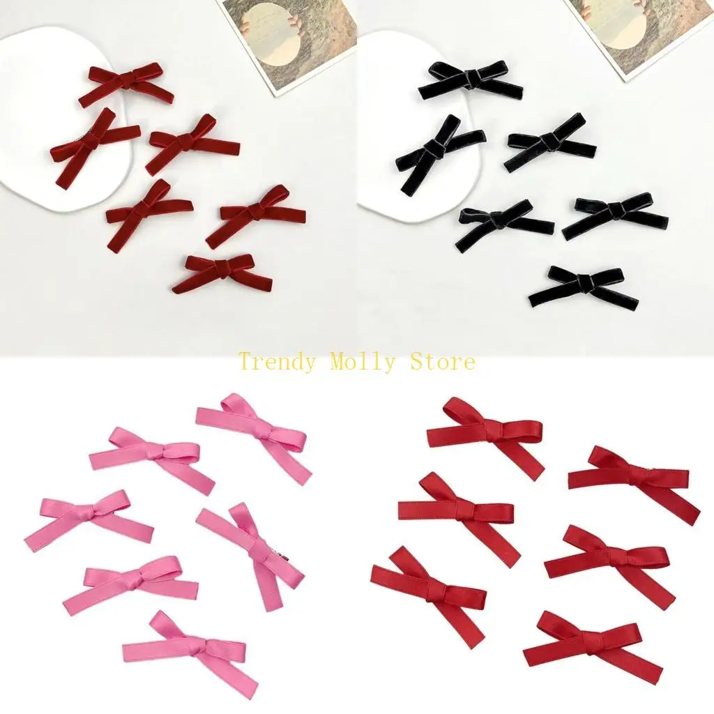 N5KB 6pcs Girls Hair Clip Ribbon Bowknot Hair Barrettes for Teen Makeup Travel
N5KB 6pcs Girls Hair Clip Ribbon Bowknot Hair Barrettes for Teen Makeup Travel