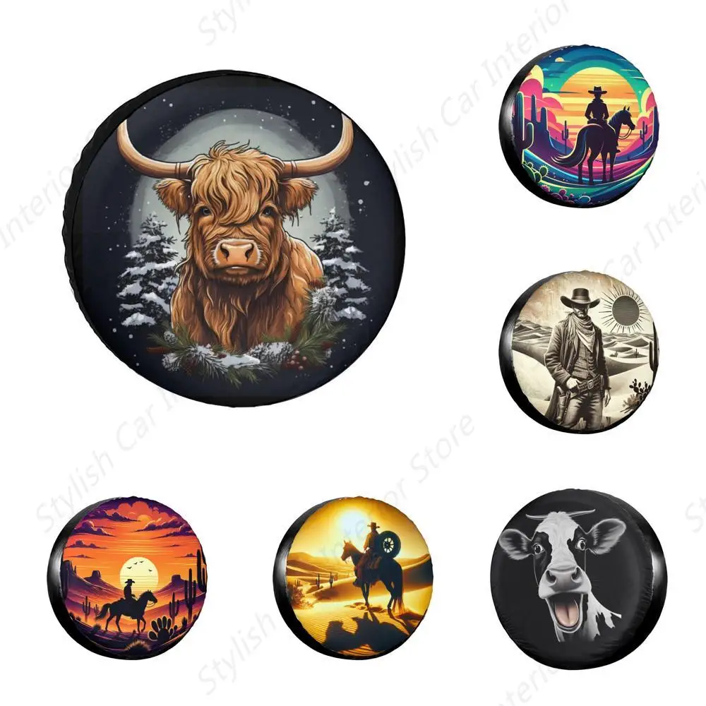 Забавный чехол для запасного колеса Highland Cow, универсальные чехлы на колеса, пыленепроницаемый чехол для колес, подходит для прицепа, внедорожника и многих транспортных средств
Забавный чехол для запасного колеса Highland Cow, универсальные чехлы на колеса, пыленепроницаемый чехол для колес, подходит для прицепа, внедорожника и многих транспортных средств
