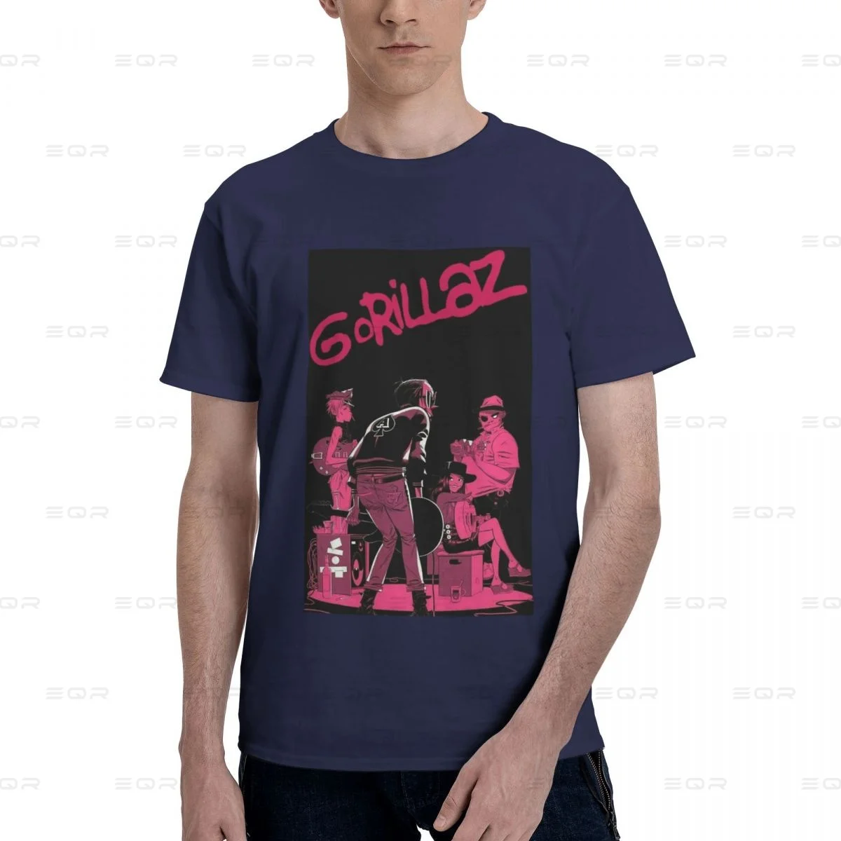 Cool Music Band Gorillaz Skateboard Men's round neck T-shirt,Modern,Novelty all the year round Gift
Cool Music Band Gorillaz Skateboard Men's round neck T-shirt,Modern,Novelty all the year round Gift