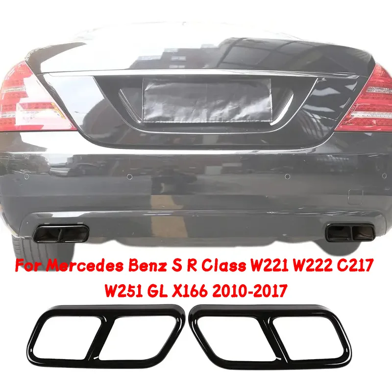 Car Tail Muffler Cover Exhaust Pipe 4 Outer Trim Accessories For Mercedes Benz S R Class W221 W222 C217 W251 GL X166 2010-2017
Car Tail Muffler Cover Exhaust Pipe 4 Outer Trim Accessories For Mercedes Benz S R Class W221 W222 C217 W251 GL X166 2010-2017