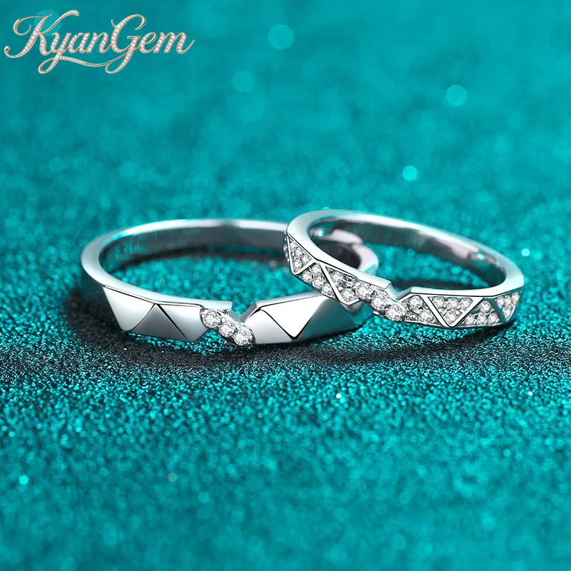 KyanGem 18K Gold Couple Moissanite Simple Ring, Pt950 Platinum Wedding High-end Fashion Wedding Engagement Fine Jewelry Gifts
KyanGem 18K Gold Couple Moissanite Simple Ring, Pt950 Platinum Wedding High-end Fashion Wedding Engagement Fine Jewelry Gifts