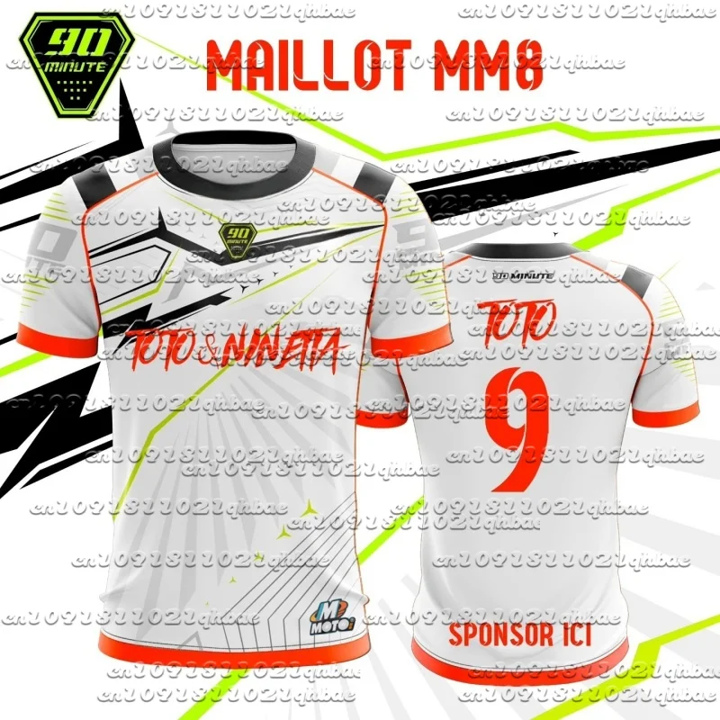 Mm8-90 минут модная мотоциклетная повседневная футболка с короткими рукавами и круглым вырезом для езды на велосипеде, быстросохнущая дышащая футболка большого размера 3D
Mm8-90 минут модная мотоциклетная повседневная футболка с короткими рукавами и круглым вырезом для езды на велосипеде, быстросохнущая дышащая футболка большого размера 3D