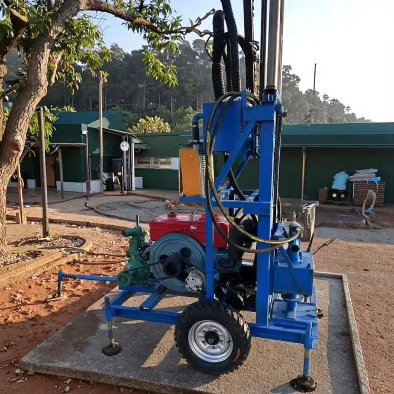 Portable Automatic 32P Diesel Water Well Drilling Rig Small Farm Irrigation Machine for Household Use 300m Drilling Depth Sale
Portable Automatic 32P Diesel Water Well Drilling Rig Small Farm Irrigation Machine for Household Use 300m Drilling Depth Sale