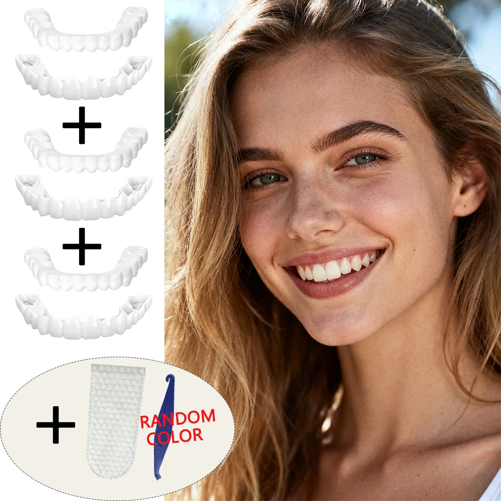 New Frequent Traveler Teeth Veneers Reusable Instant Smile Whitening Portable Compact Design for Trips H2931
New Frequent Traveler Teeth Veneers Reusable Instant Smile Whitening Portable Compact Design for Trips H2931