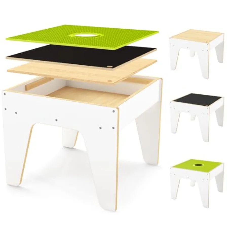 Конструктор Wingyz 4 в 1, совместимый с большими и маленькими кирпичами, деревянный стол для занятий с местом для хранения вещей, стол для малышей w
Конструктор Wingyz 4 в 1, совместимый с большими и маленькими кирпичами, деревянный стол для занятий с местом для хранения вещей, стол для малышей w