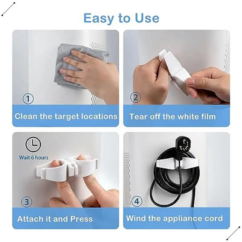 10PCS Cord Organizer, Power Cord Clip Charging Cord Storage And Finishing Cord Winder Wire Organizer
10PCS Cord Organizer, Power Cord Clip Charging Cord Storage And Finishing Cord Winder Wire Organizer