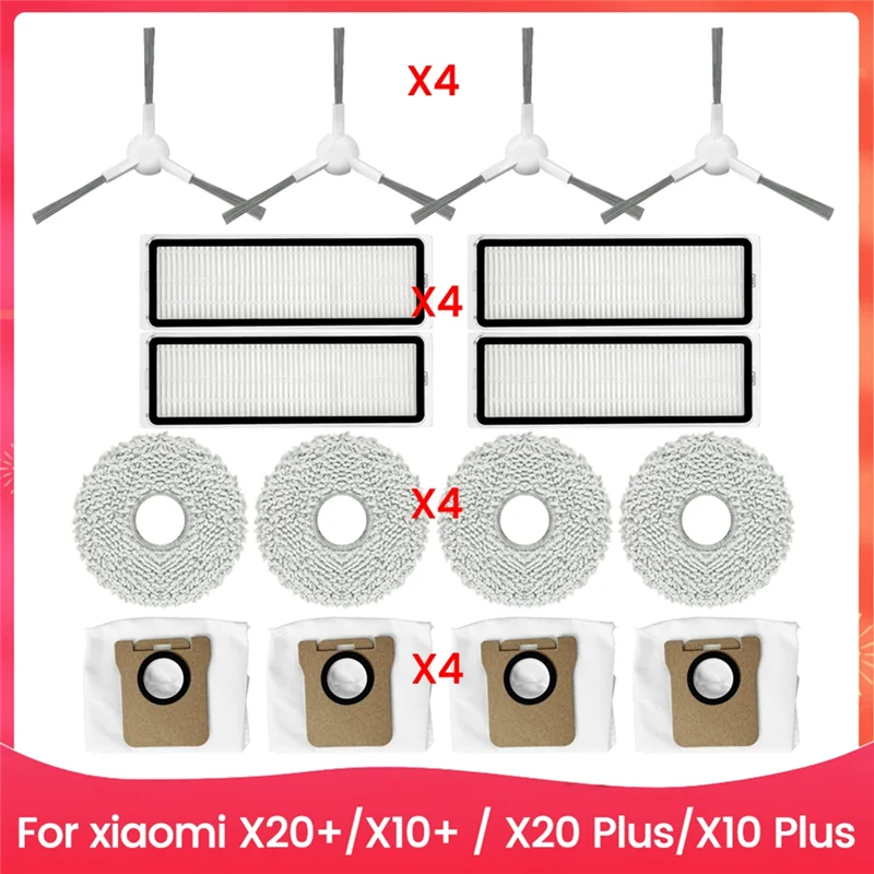 ALIM-для робота-пылесоса Xiaomi X20+, X10+/X20 Plus, X10 Plus, боковая щетка Hepa-фильтр, швабра, тканевые мешки для пыли, детали, аксессуары
ALIM-для робота-пылесоса Xiaomi X20+, X10+/X20 Plus, X10 Plus, боковая щетка Hepa-фильтр, швабра, тканевые мешки для пыли, детали, аксессуары