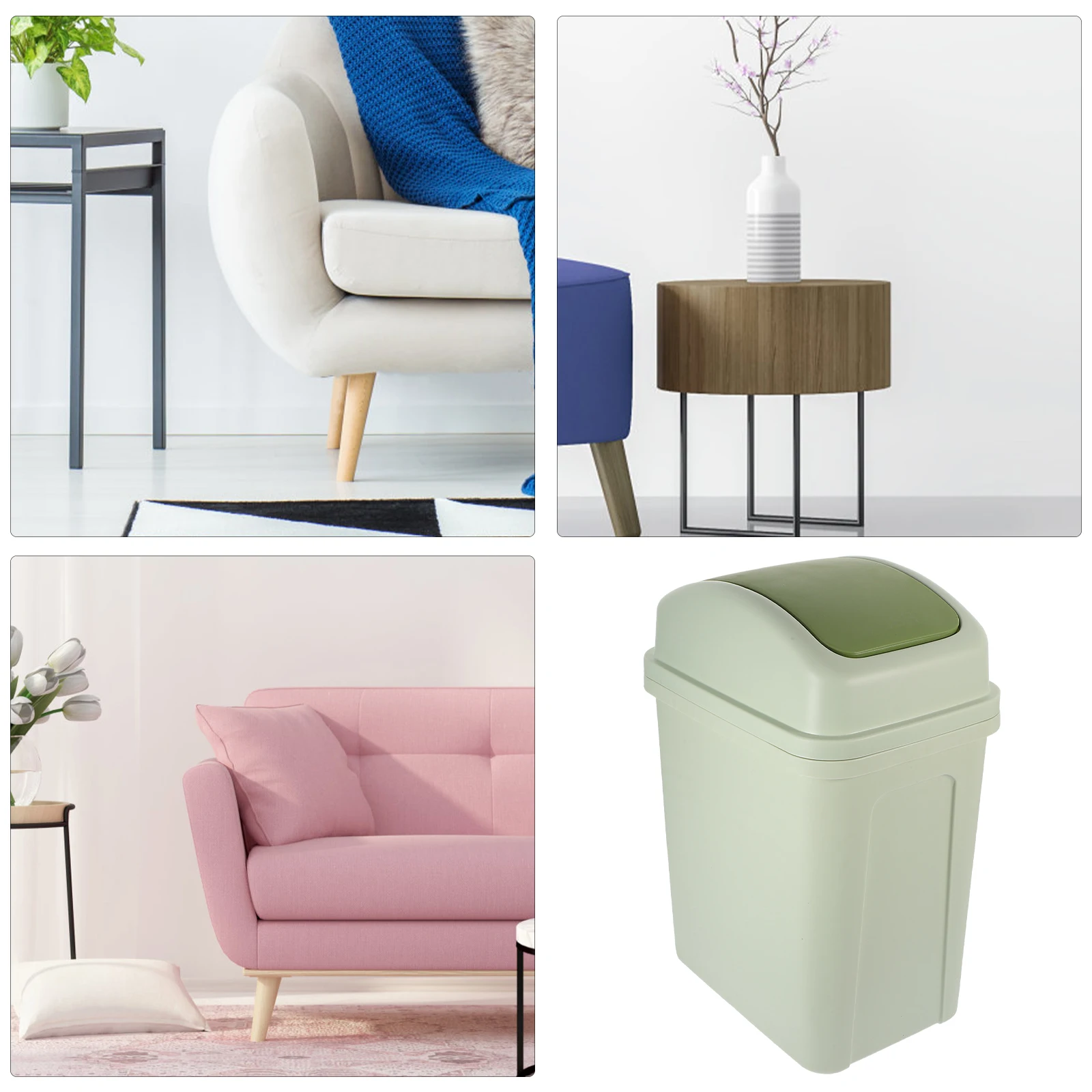 Stylish Slim Design Swing Lid Trashcan Plastic Household Garbage Bin for Narrow Spaces
Stylish Slim Design Swing Lid Trashcan Plastic Household Garbage Bin for Narrow Spaces