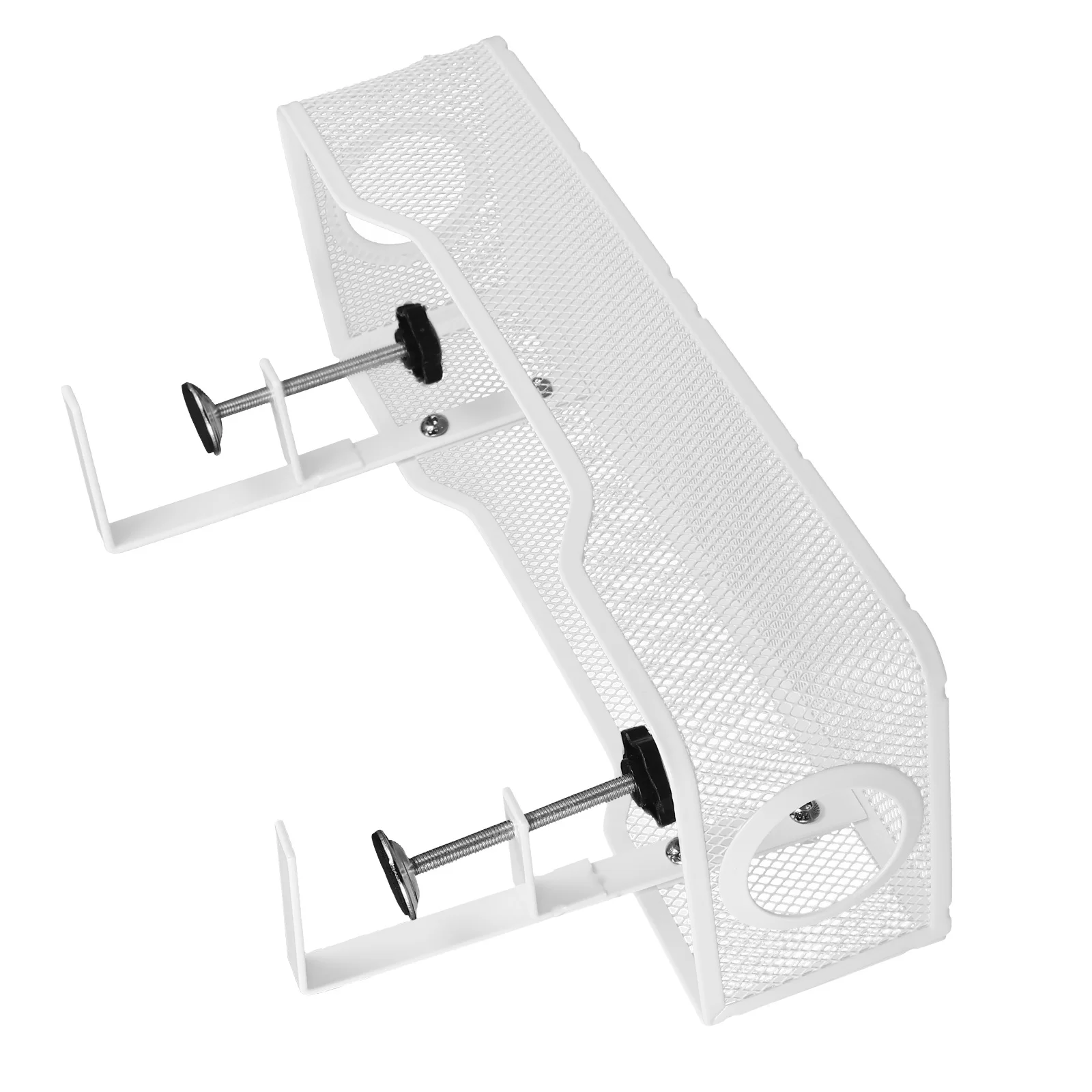 Desk Under Cable Management Rack White Iron Wire Tray Storage Basket Office Home Computer Room Metal Cord Organizer
Desk Under Cable Management Rack White Iron Wire Tray Storage Basket Office Home Computer Room Metal Cord Organizer