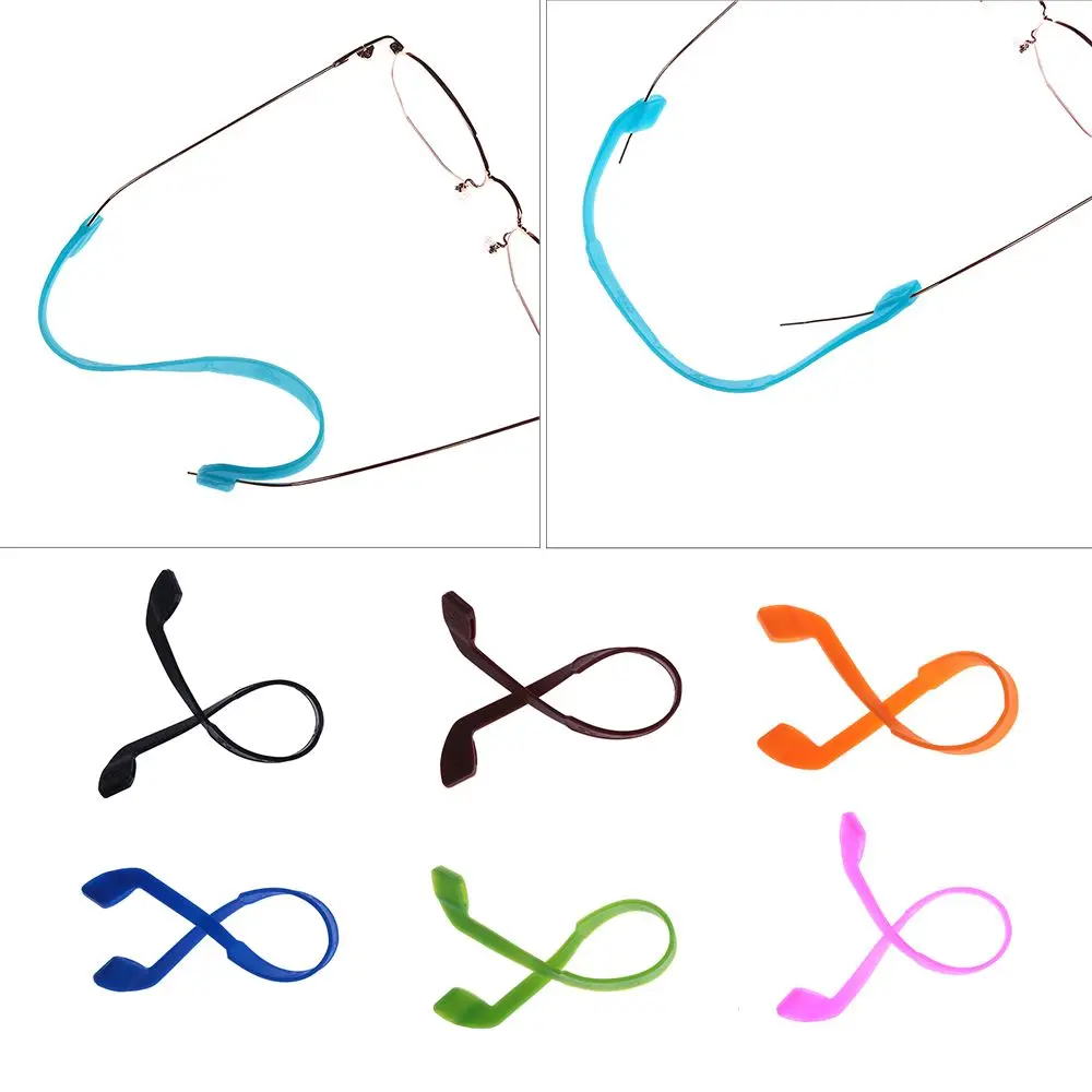 1 шт., практичный спортивный силиконовый держатель для солнцезащитных очков, ремешок для очков, очки 
1 шт., практичный спортивный силиконовый держатель для солнцезащитных очков, ремешок для очков, очки