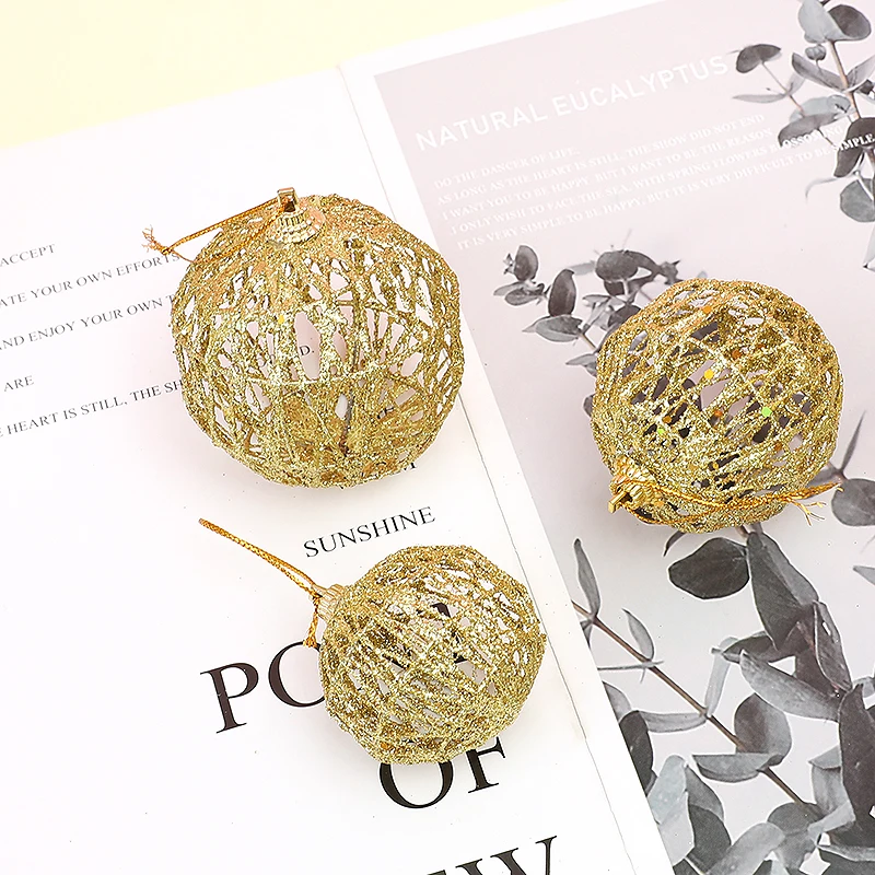 1set Glitter Christmas Hollow Out Balls Xmas Tree Hanging Pendants Kids Toy Balls Xmas Party Decor Home New Year 2025 Gift Noel
1set Glitter Christmas Hollow Out Balls Xmas Tree Hanging Pendants Kids Toy Balls Xmas Party Decor Home New Year 2025 Gift Noel