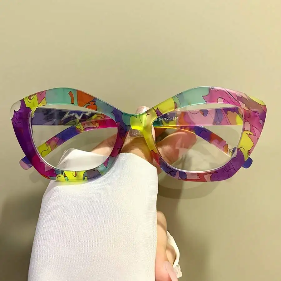 Colorful Cat Eye Frame Fashionable Non-Prescription Glasses With Metal Hinges PC Lenses
Colorful Cat Eye Frame Fashionable Non-Prescription Glasses With Metal Hinges PC Lenses