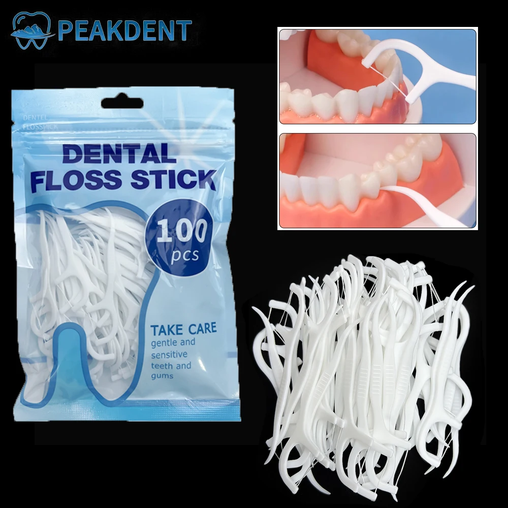 100 шт./пакет, зубная нить, пластиковые зубочистки для одноразовой чистки зубных щелей, уход за полостью рта, чистка зубов, гигиена полости рта
100 шт./пакет, зубная нить, пластиковые зубочистки для одноразовой чистки зубных щелей, уход за полостью рта, чистка зубов, гигиена полости рта