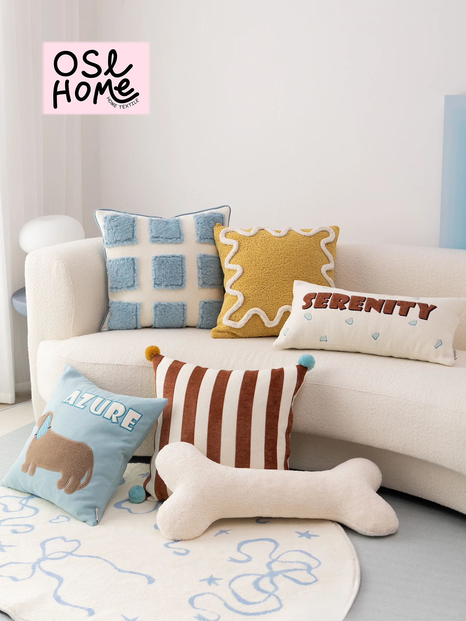 Adorable Dopaamine Sofa Pillow Unique Shape Living Room Sample Room Decorative Accessories Lumbar Pillow Cover for Children
Adorable Dopaamine Sofa Pillow Unique Shape Living Room Sample Room Decorative Accessories Lumbar Pillow Cover for Children
