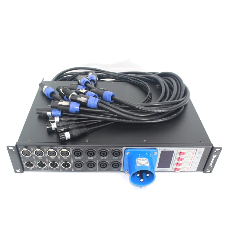 Professional Stage Power Distribution Box Distributor Audio Equipment Power Distro
Professional Stage Power Distribution Box Distributor Audio Equipment Power Distro