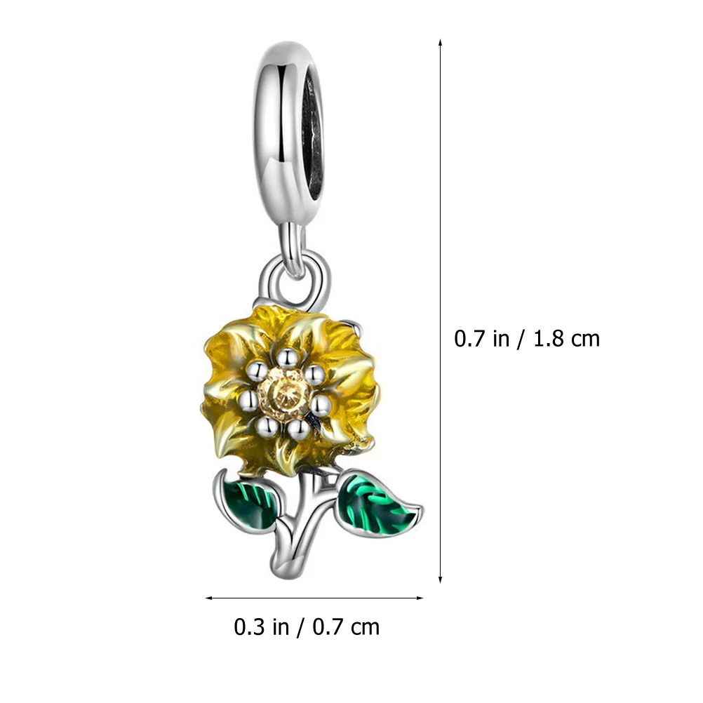 Sun Flower Charm S925 Sterling Silver Pendant Bracelet Beads DIY Crafts Gifts Accessories Necklace Charms Jewelry Making
Sun Flower Charm S925 Sterling Silver Pendant Bracelet Beads DIY Crafts Gifts Accessories Necklace Charms Jewelry Making