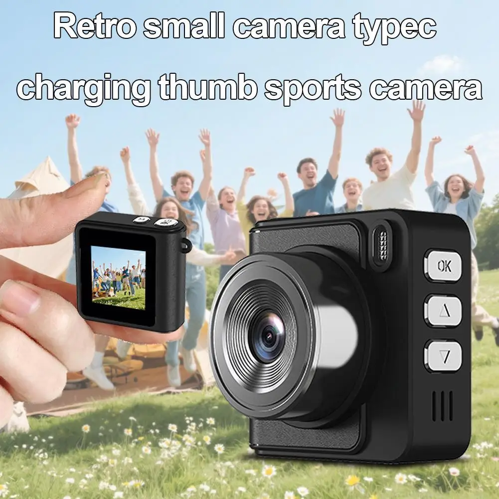 Mini Action Camera 1080P Vintage Camera Graduation Gifts Pocket Wearable Body Camera Campus Digital Camera Gifts For Girl
Mini Action Camera 1080P Vintage Camera Graduation Gifts Pocket Wearable Body Camera Campus Digital Camera Gifts For Girl