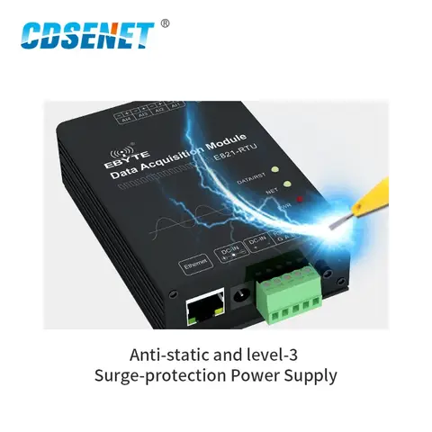 CDSENT E821-RTU(0400-ETH) Digital Wireless Transparent Transceiver Modem with Ethernet Port 4 Channel Input Modbus TCP RTU