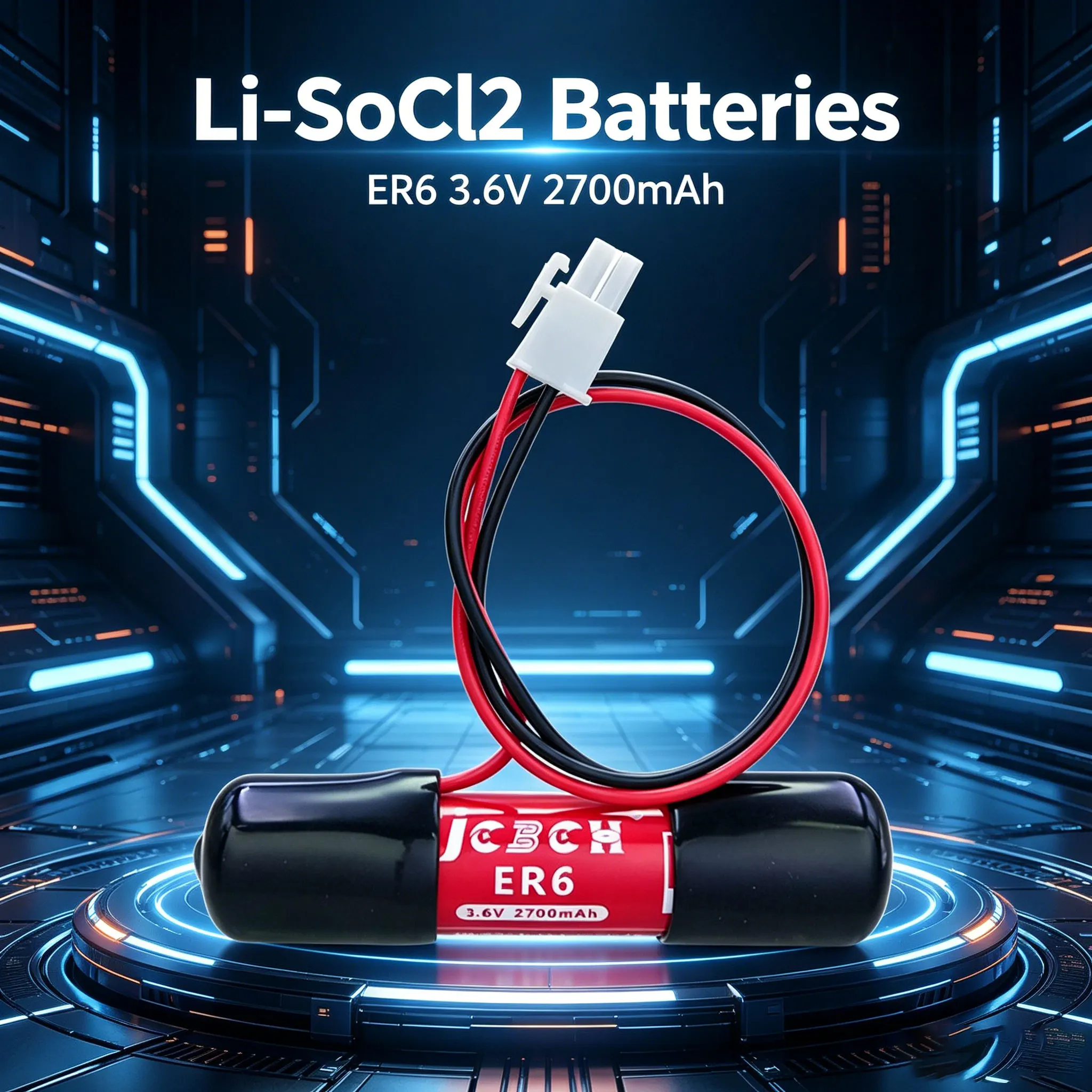 ER6 industrial welding robot, servo motor, mechanical arm encoder, gas detector equipment sensor 3.6V Li-SOCl2 battery
ER6 industrial welding robot, servo motor, mechanical arm encoder, gas detector equipment sensor 3.6V Li-SOCl2 battery