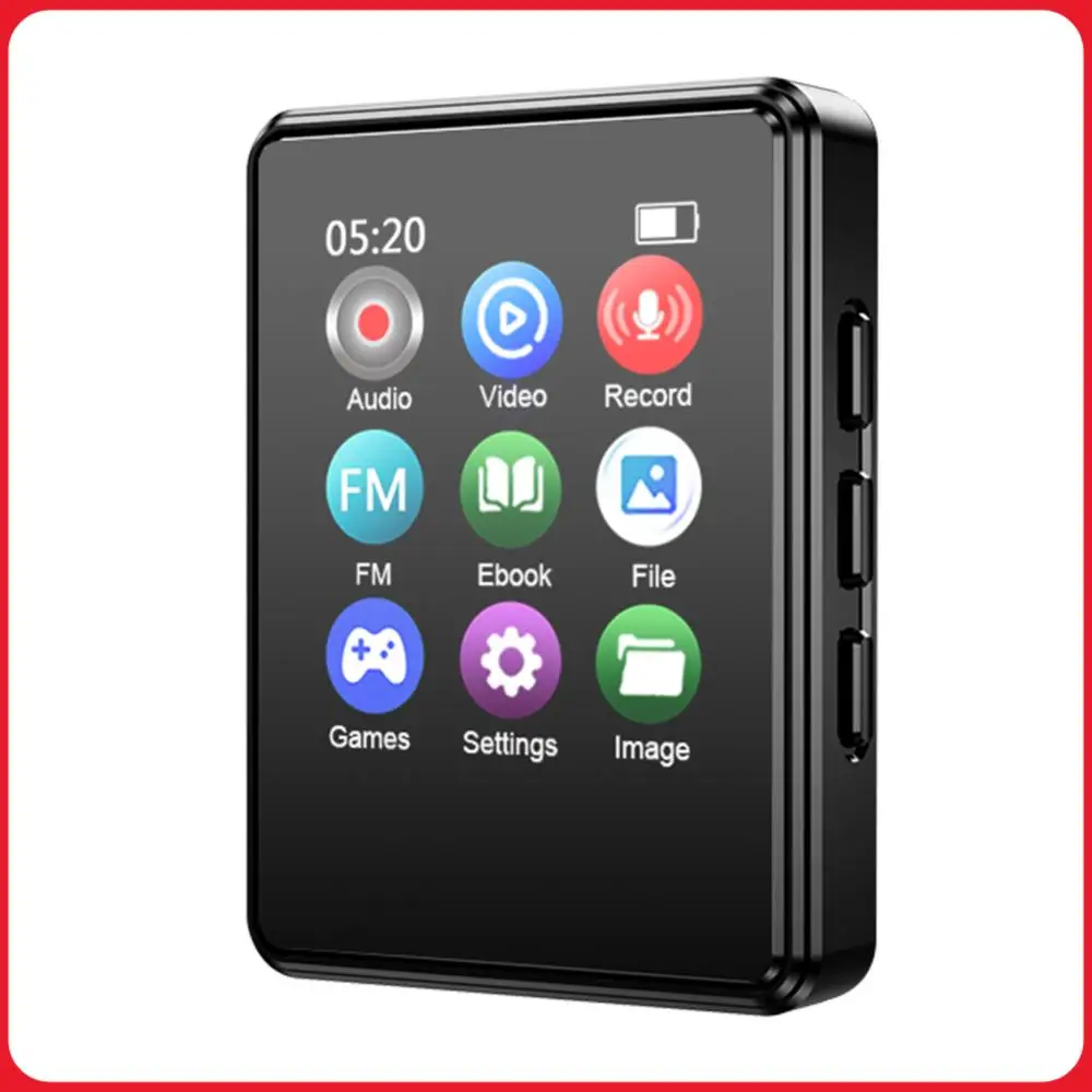 8/16/32/64G MP3 Player 1.8inch Touch Screen MP3 Bluetooth-Compatible 5.0 HIFI Sound for E-Book FM Radio
8/16/32/64G MP3 Player 1.8inch Touch Screen MP3 Bluetooth-Compatible 5.0 HIFI Sound for E-Book FM Radio
