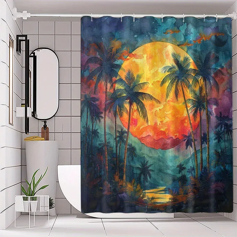 HJN231pcs/3pcs/4pcs Oil Painting Yellow Coconut Tree Digital Printing Polyester Shower Curtain No Drilling Partition Bathroo6Jn
HJN231pcs/3pcs/4pcs Oil Painting Yellow Coconut Tree Digital Printing Polyester Shower Curtain No Drilling Partition Bathroo6Jn