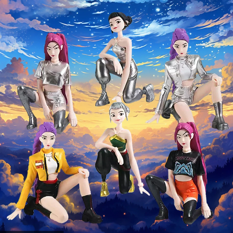 2026 6Pcs Box Set Action Figure Single Legged Kneeling Posture PVC Toy Rumi Mira Zoey Figurine Doll For Fans Gift Childen Gift
2026 6Pcs Box Set Action Figure Single Legged Kneeling Posture PVC Toy Rumi Mira Zoey Figurine Doll For Fans Gift Childen Gift