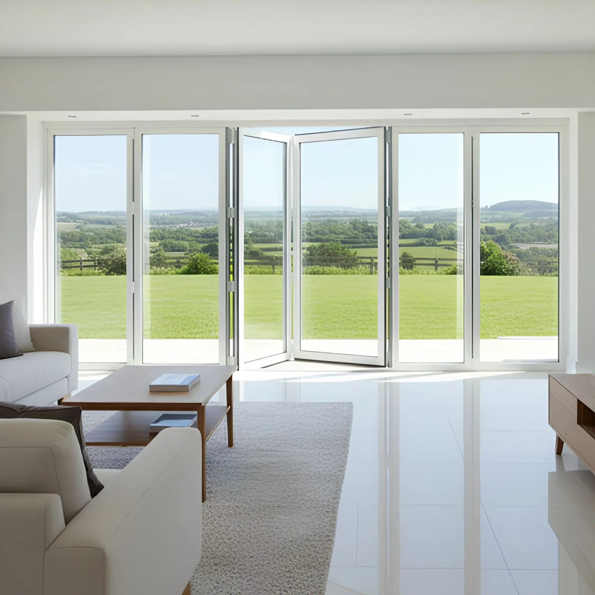 Living Room Partition Accordion Door Good Lighting Panoramic View Manual Folding Doors Windproof Tempered Glass Stacking Doors
Living Room Partition Accordion Door Good Lighting Panoramic View Manual Folding Doors Windproof Tempered Glass Stacking Doors