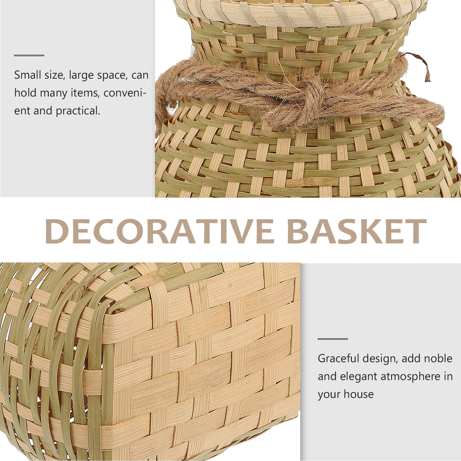 Bamboo Weaving Basket Hamper Storage Baskets Handmade Flower Woven Child Clothes 
Bamboo Weaving Basket Hamper Storage Baskets Handmade Flower Woven Child Clothes