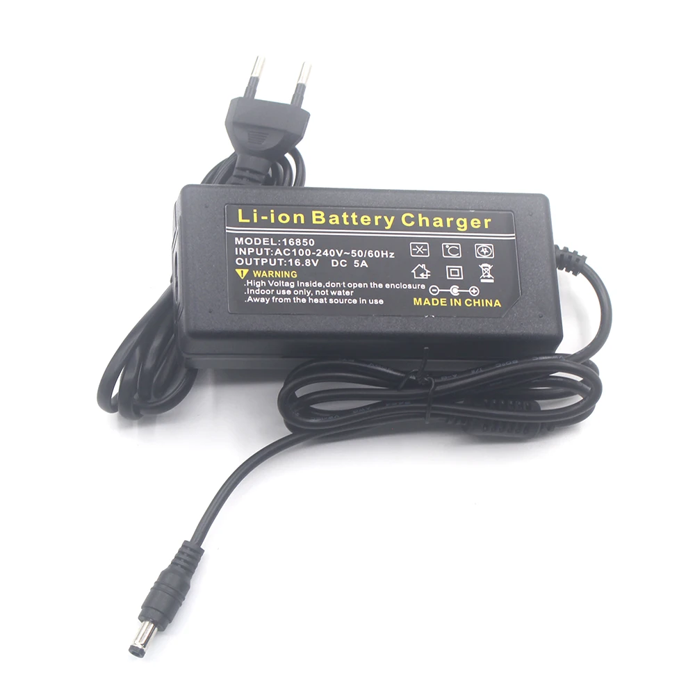 5PCS 14.4V 14.8V 5A DC 16.8V Lithium Battery Charger for14500 14650 17490 18500 18650 26500 Polymer lithium battery Pack
5PCS 14.4V 14.8V 5A DC 16.8V Lithium Battery Charger for14500 14650 17490 18500 18650 26500 Polymer lithium battery Pack