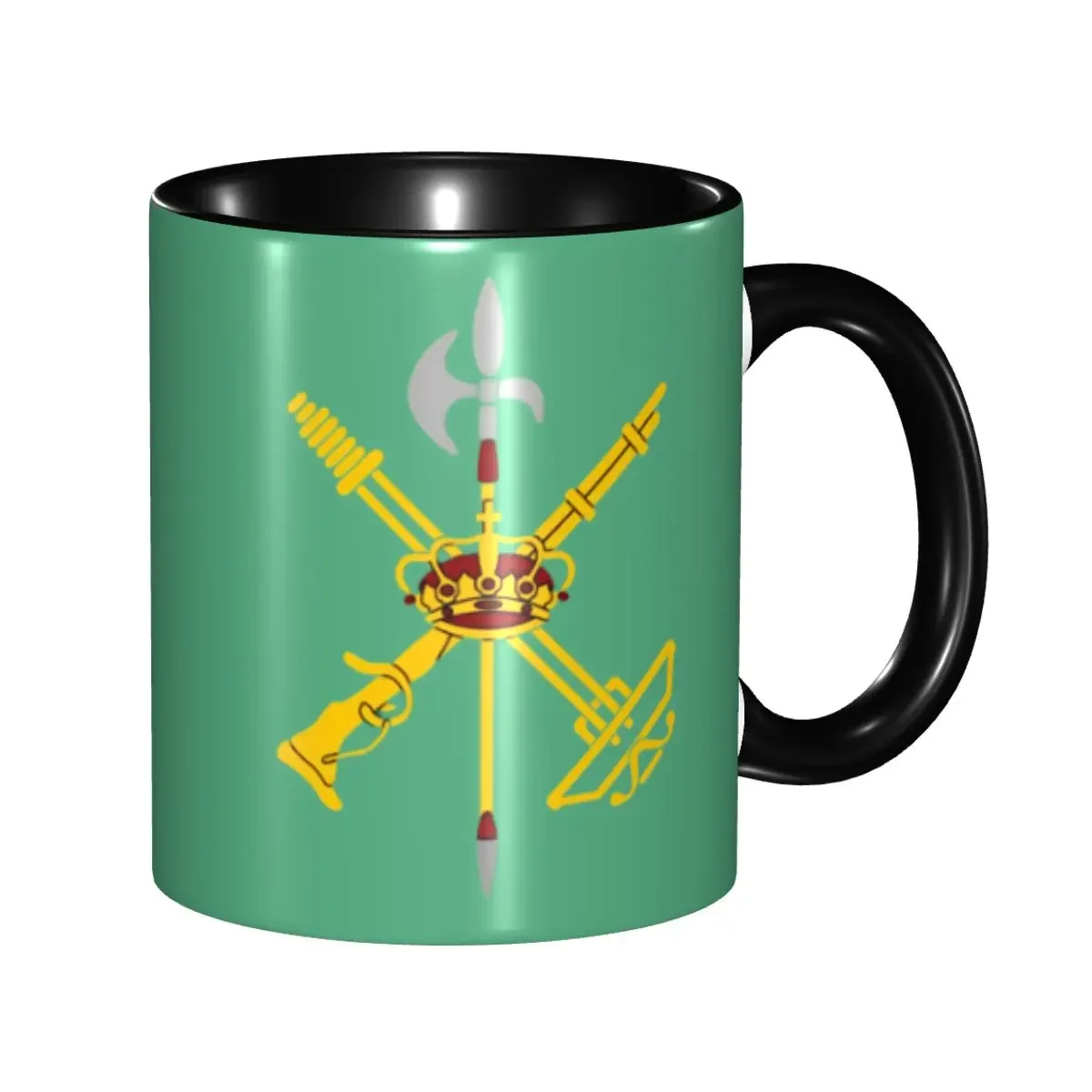 DIY Spanish Legion Ceramic Mugs Personalized Spain Coat of Arms Coffee Cup Creative Present
DIY Spanish Legion Ceramic Mugs Personalized Spain Coat of Arms Coffee Cup Creative Present