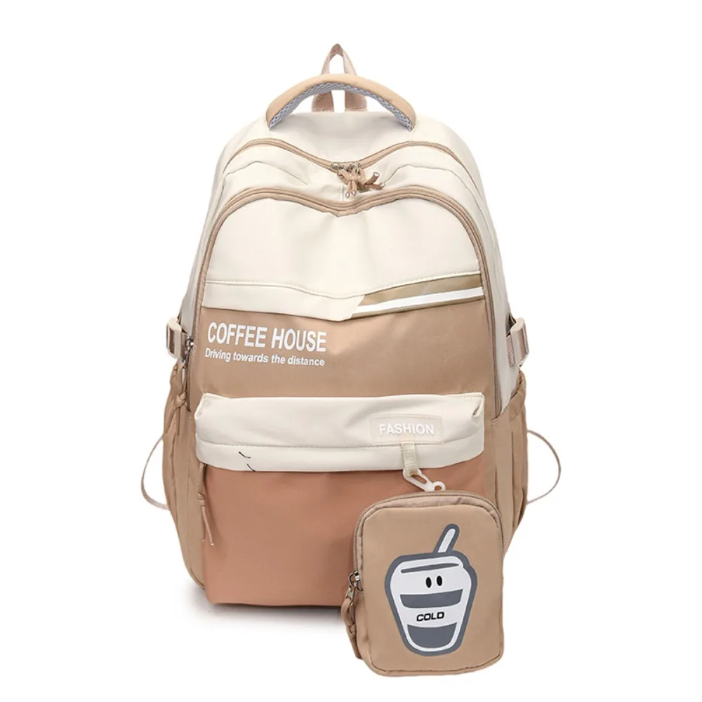 Fashion Korean Style Student Backpack Nylon Waterproof School Bag Lightweight Durable Commuting Bag For Women 
Fashion Korean Style Student Backpack Nylon Waterproof School Bag Lightweight Durable Commuting Bag For Women