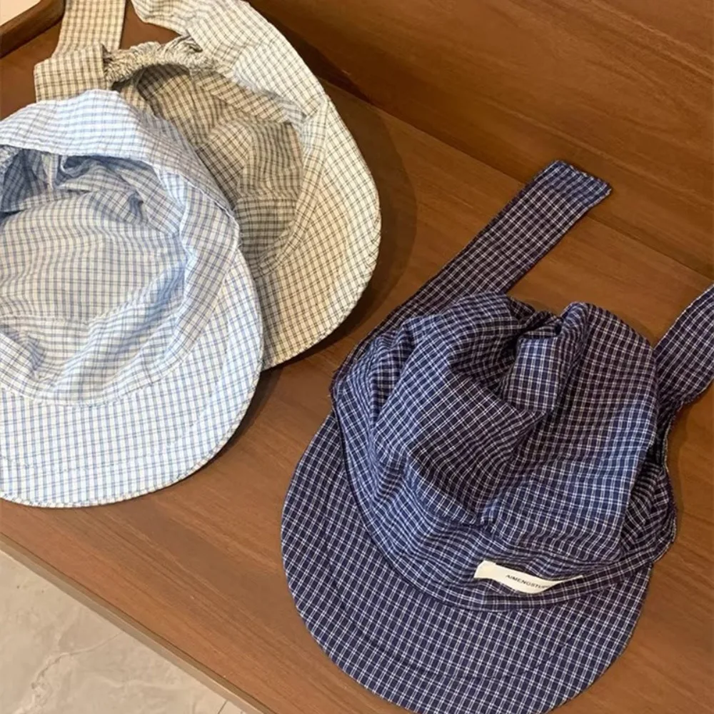 Simple Rural Style Headscarf Baseball Hat Lace Sun Cap Sunscreen Headscarf Hat Plaid Scarf Peaked Cap Strappy Bandana Cap Summer
Simple Rural Style Headscarf Baseball Hat Lace Sun Cap Sunscreen Headscarf Hat Plaid Scarf Peaked Cap Strappy Bandana Cap Summer