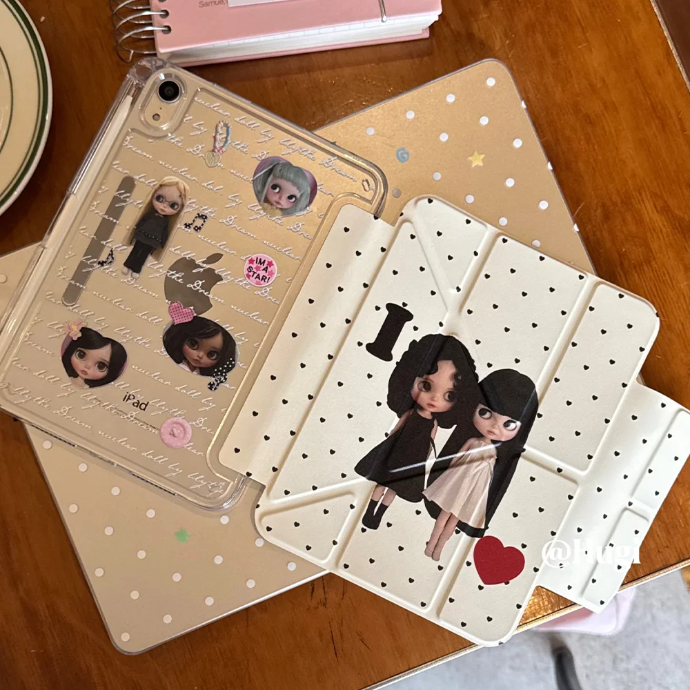 Kawaii Aesthetic Polka Dot Heart Y-Fold Cover For iPad Pro 13 11th M5 M4 12.9 A16 10 8 7 9th 10th Air 11 M2 M3 Mini Tablet Case
Kawaii Aesthetic Polka Dot Heart Y-Fold Cover For iPad Pro 13 11th M5 M4 12.9 A16 10 8 7 9th 10th Air 11 M2 M3 Mini Tablet Case