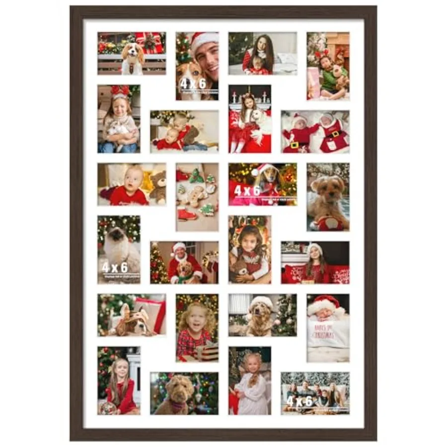 22x32 Collage Picture Frame 4x6 Picture Frames Collage Wall Decor Displays twenty four 4x6 inch Photos Available Horizontal Wal
22x32 Collage Picture Frame 4x6 Picture Frames Collage Wall Decor Displays twenty four 4x6 inch Photos Available Horizontal Wal