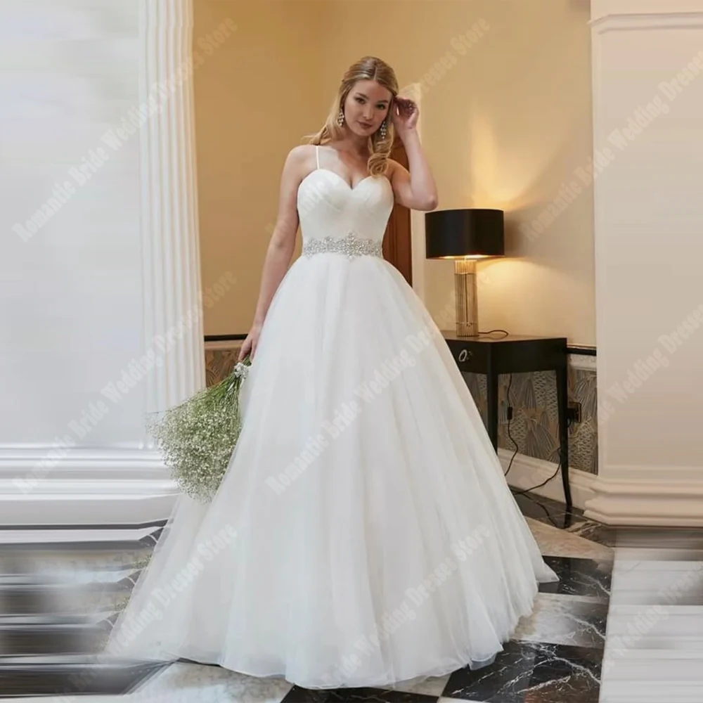 Sweetheart Collar Women Wedding Dresses Sexy A-Line Bridal Gowns Mopping Length Engagement Banquet Vestidos De Novias Customized
Sweetheart Collar Women Wedding Dresses Sexy A-Line Bridal Gowns Mopping Length Engagement Banquet Vestidos De Novias Customized