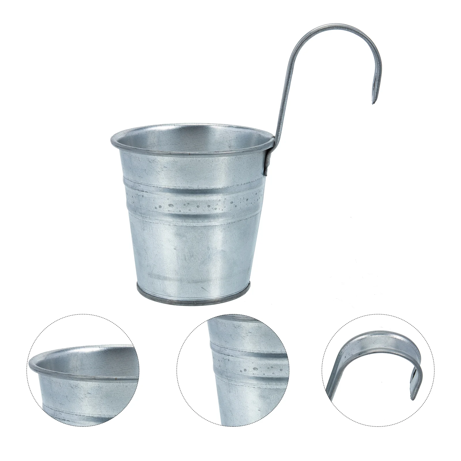 Hook Tin Flower Bucket Pot Iron Plant Fence Pots Vintage Balcony Hanging Container
Hook Tin Flower Bucket Pot Iron Plant Fence Pots Vintage Balcony Hanging Container