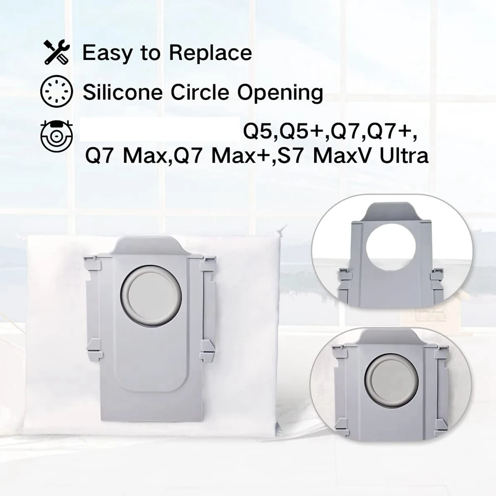 30Pcs Dust Bag Replacement Accessories for Roborock T8, G10S, Q7 MAX, Q7 Max+, S7 MAXV Ultra Robotic Vacuum Cleaner
30Pcs Dust Bag Replacement Accessories for Roborock T8, G10S, Q7 MAX, Q7 Max+, S7 MAXV Ultra Robotic Vacuum Cleaner