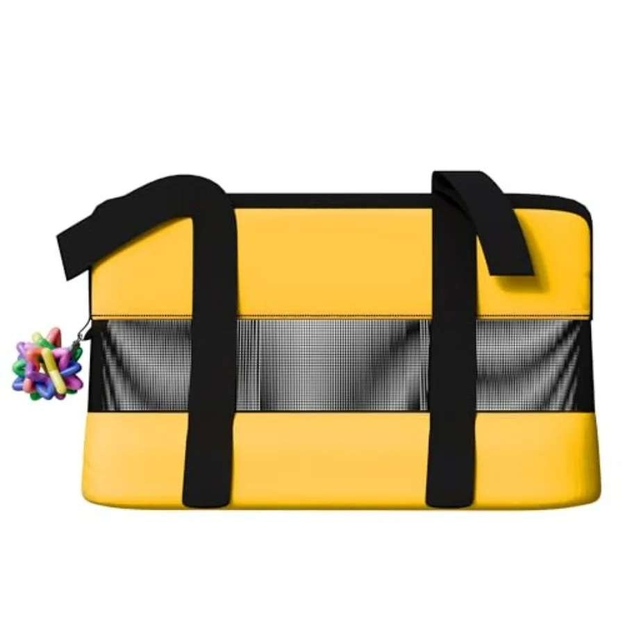 17" Soft Sided Cat and Dog Pet Carrier Bag for Travel with Bonus Toy Ball - Ideal and Compatible for Small Cats and Dogs - Vers
17" Soft Sided Cat and Dog Pet Carrier Bag for Travel with Bonus Toy Ball - Ideal and Compatible for Small Cats and Dogs - Vers