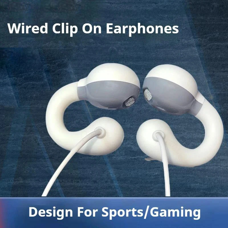 NEW Clip-on Wired Headphones type C&3.5mm Stereo Sports Music Earbuds Handfree Gaming Headsets Earphones with HD mic For Samsung
NEW Clip-on Wired Headphones type C&3.5mm Stereo Sports Music Earbuds Handfree Gaming Headsets Earphones with HD mic For Samsung