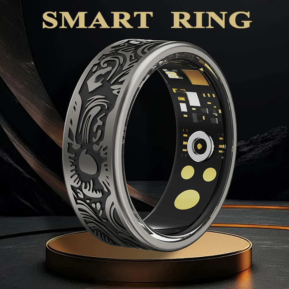 New Elegant Art Smart Ring For Men Women, Blood Pressure, Heart Rate, Sleep Monitoring, Sports Tracking, IP68 Waterproof
New Elegant Art Smart Ring For Men Women, Blood Pressure, Heart Rate, Sleep Monitoring, Sports Tracking, IP68 Waterproof