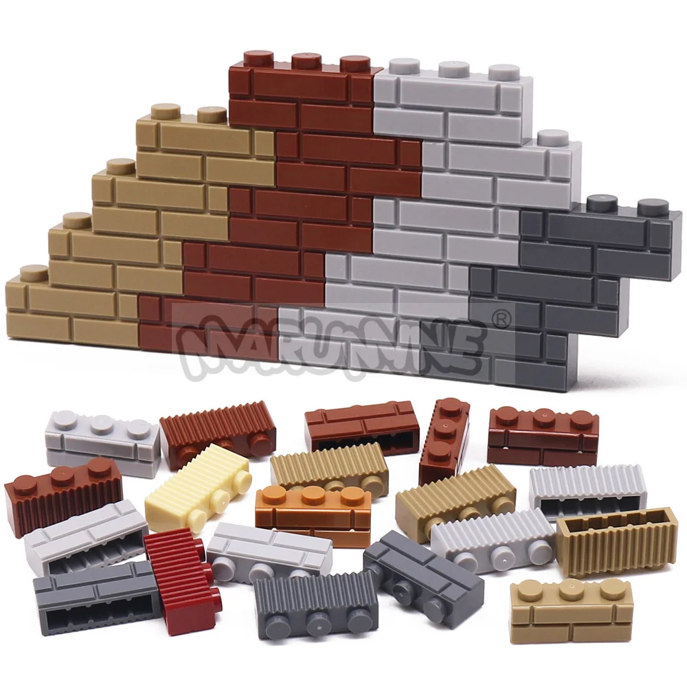 MARUMINE 100PCS MOC Modified Bricks Wall 1x3 Accessories Building Block City Street View House Parts 98283 15533 3622 Compatible
MARUMINE 100PCS MOC Modified Bricks Wall 1x3 Accessories Building Block City Street View House Parts 98283 15533 3622 Compatible