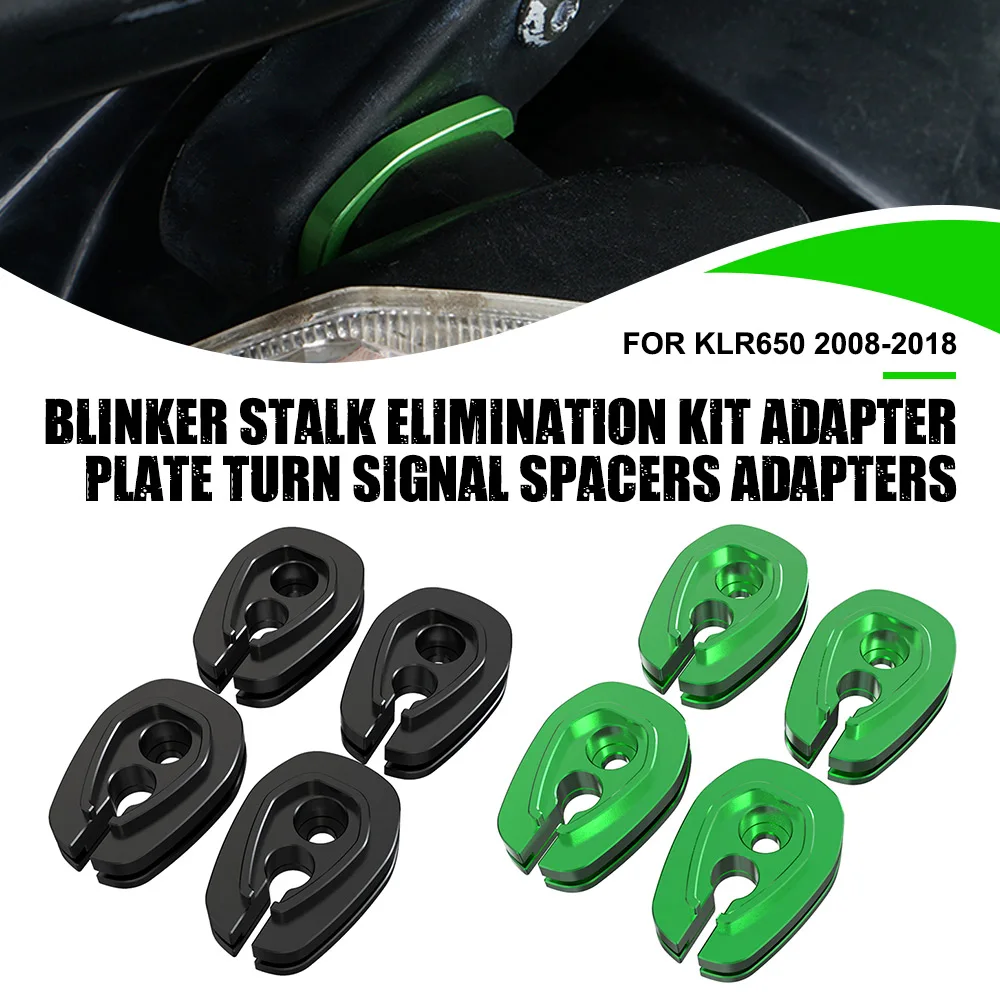 Motorcycle Accessories For Kawasaki KLR650 2008-2018 Blinker Stalk Elimination Kit Adapter Plate Turn Signal Spacers Adapters
Motorcycle Accessories For Kawasaki KLR650 2008-2018 Blinker Stalk Elimination Kit Adapter Plate Turn Signal Spacers Adapters